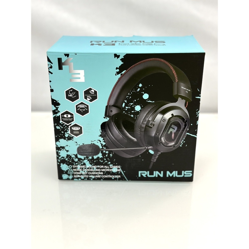 Run Mus K3 High Performance Professional Gaming Headset